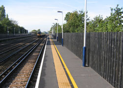 MCL load bearing anti-slip panels installed at Berrylands Station, Surbiton KY5 8LT for Main Contractor McNeally Brown in 2001