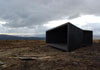Iconic timber shelter on the top of Deadwater Peak, for the Deadwater Mountain Bike Trail, Northumberland. 
Views over Kielder reservoir and Scotland.
