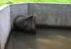 Duckbill Valve on headwall, South Yorkshire