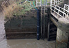Elver pass on a weir