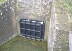 Flap Valve on the River Trent