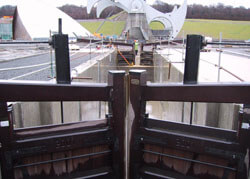 Timber Lock Gates ready to use