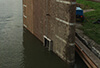 Lock Gate Entering Water During Installation